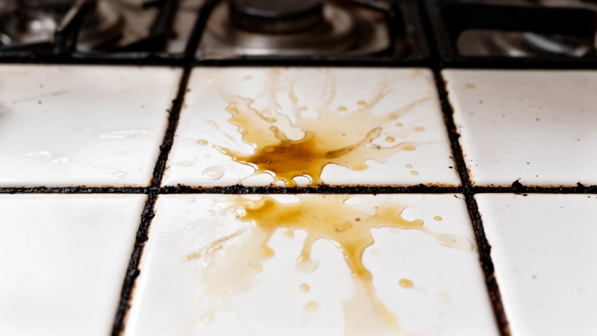 Czym umyć tłuste płytki w kuchni