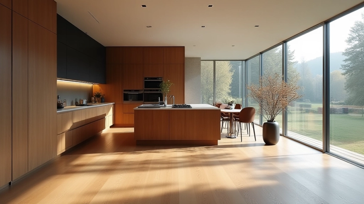 Jaka kuchnia do drewnianej podłogi