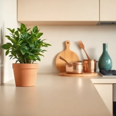 Beżowa kuchnia jakie dodatki