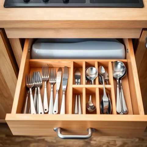 Gdzie trzymać sztućce w kuchni