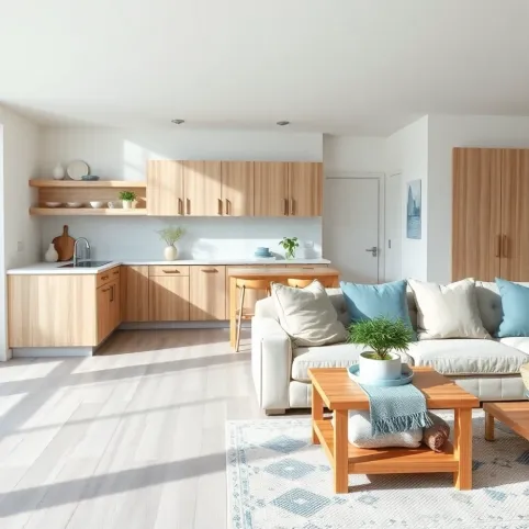 Jak połączyć kolorystycznie salon z kuchnią