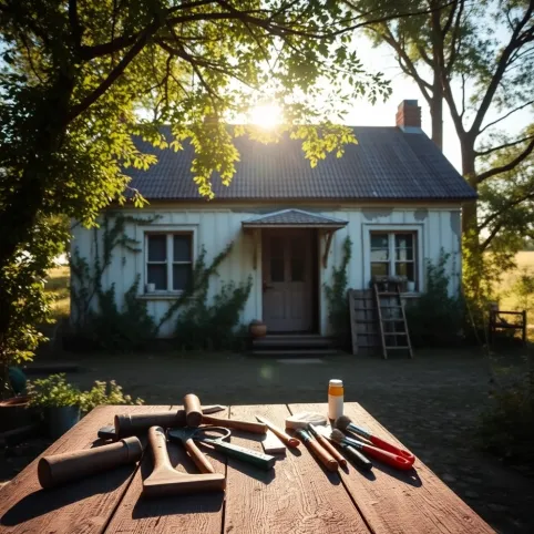 jak wyremontować stary dom na wsi