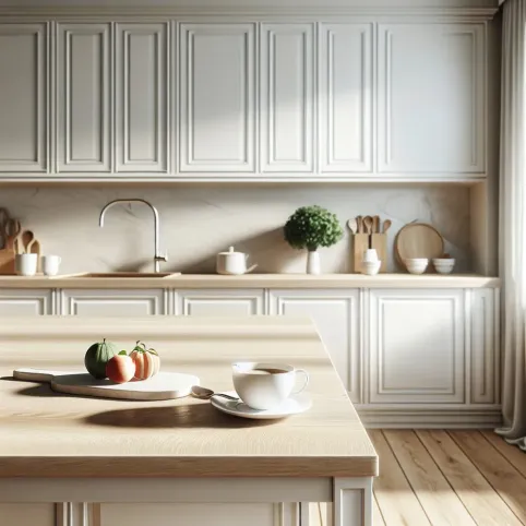 jaki blat do białych mebli kuchennych