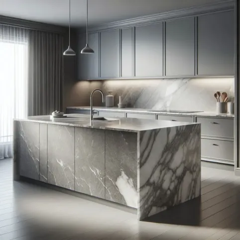 jaki blat do szarej kuchni