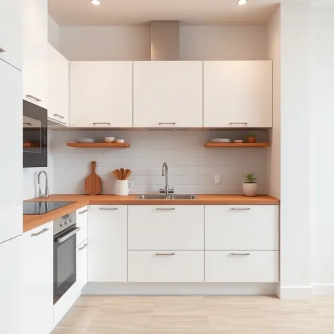 Jakie Płytki Do Białej Kuchni Z Drewnianym Blatem