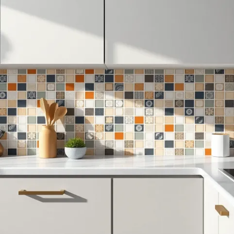 Jakie płytki nad blatem w kuchni