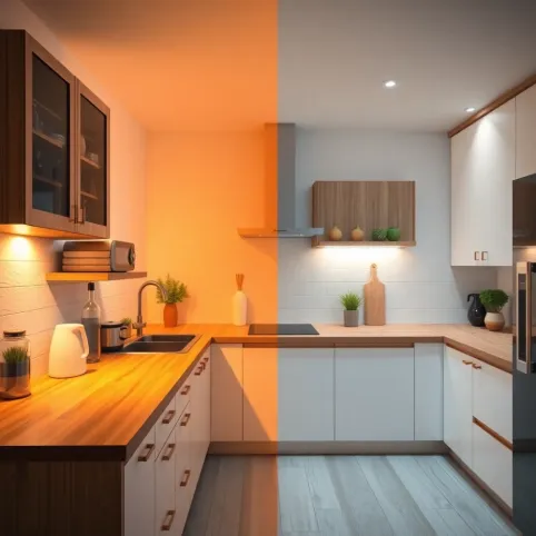 Jakie światło do kuchni  ciepłe czy zimne