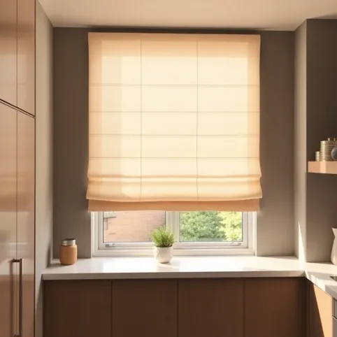 Nowoczesne rolety rzymskie do kuchni