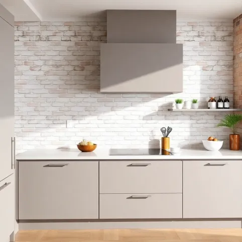 Nowoczesne ściany w kuchni