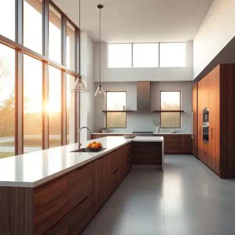 Piękne kuchnie nowoczesne